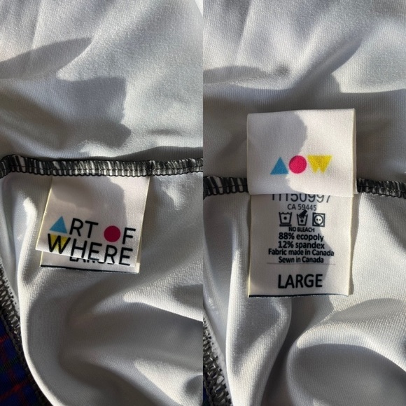 Art of Where Green Tartan Plaid Mid-rise Stretch Legging Pants - Picture 8 of 11